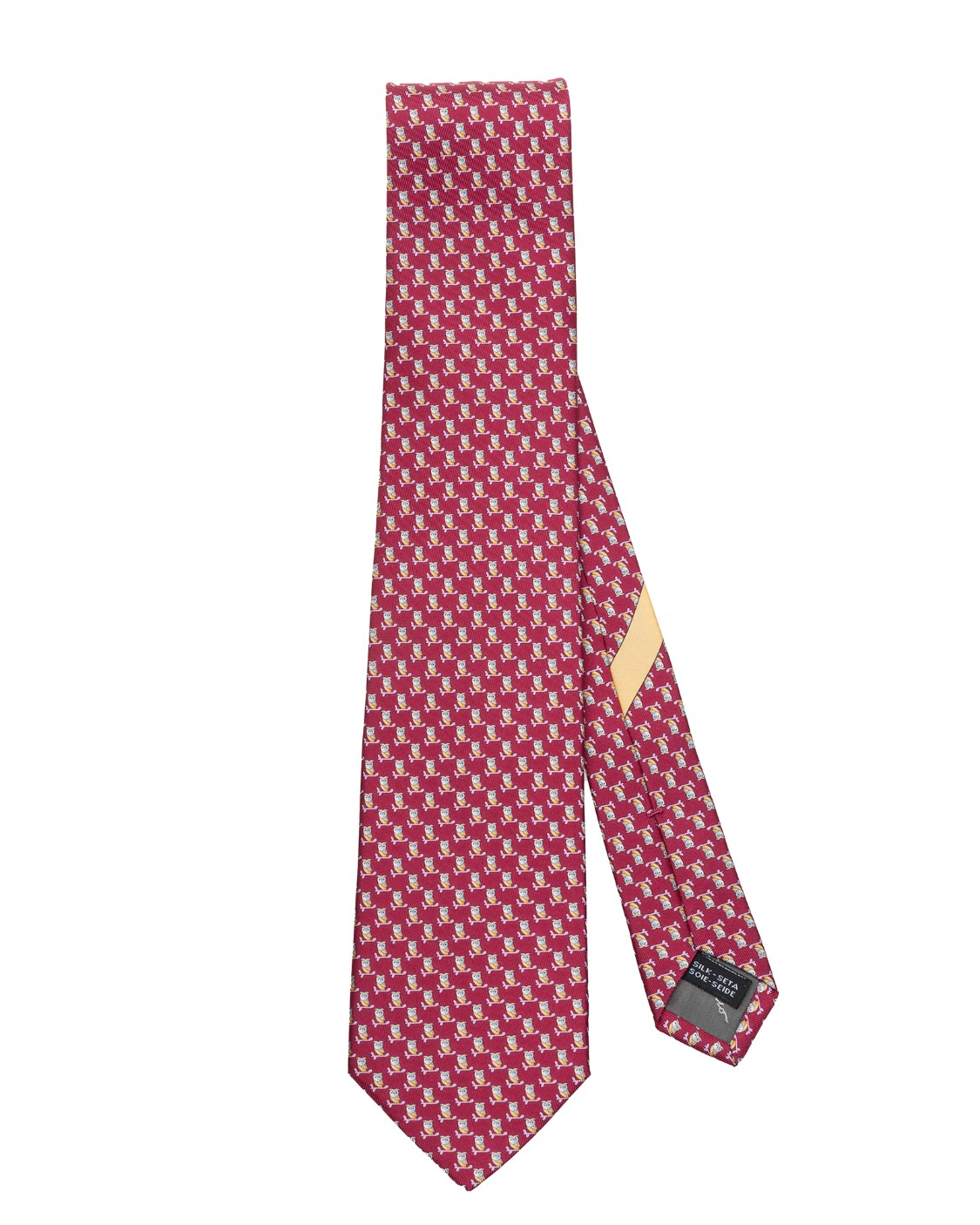 shop SALVATORE FERRAGAMO  Cravatta: Salvatore Ferragamo cravatta in seta stampa Gufi.
Cravatta in pura seta decorata con pattern di gufi stilizzati.
Composizione: 100% seta.
Made in Italy.. 357712 CR 4 FUFO-F number 1470750